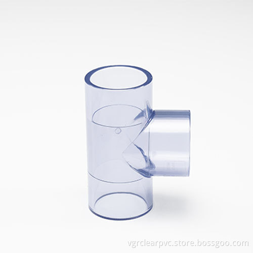 Clear PVC Fittings.